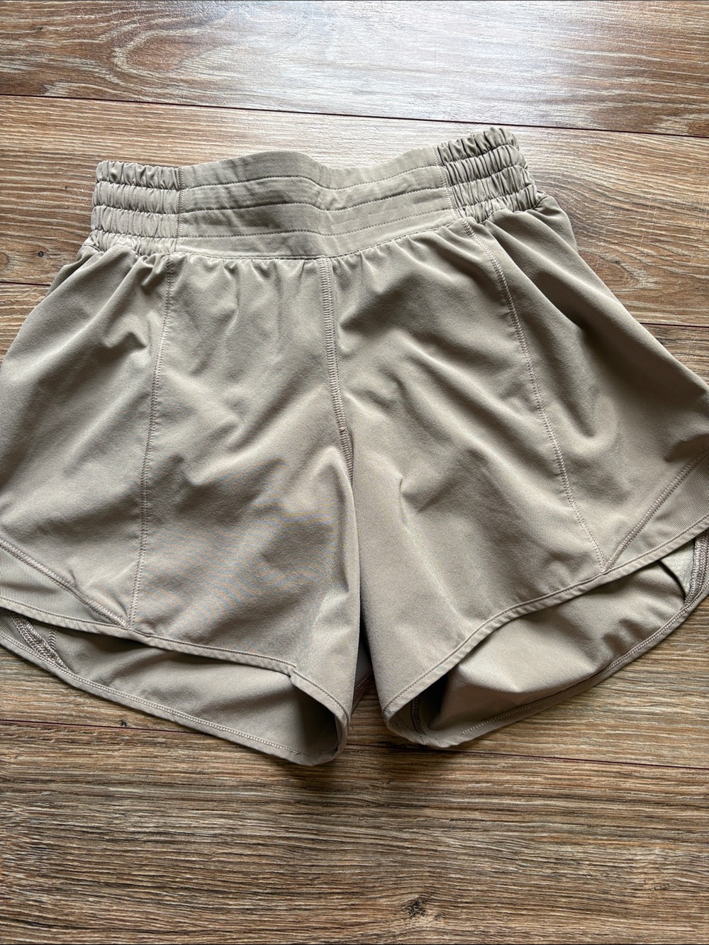 Lululemon shorts- Taupe Elastic Waist